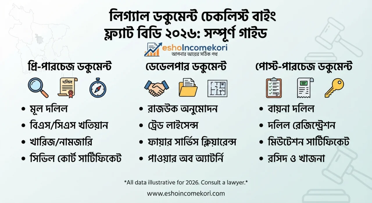 Legal Document Checklist Buying Flat BD 2026: সম্পূর্ণ গাইড
