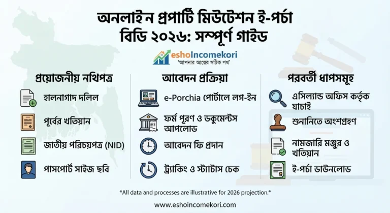 Online Property Mutation e-Porchia BD 2026: সম্পূর্ণ গাইড