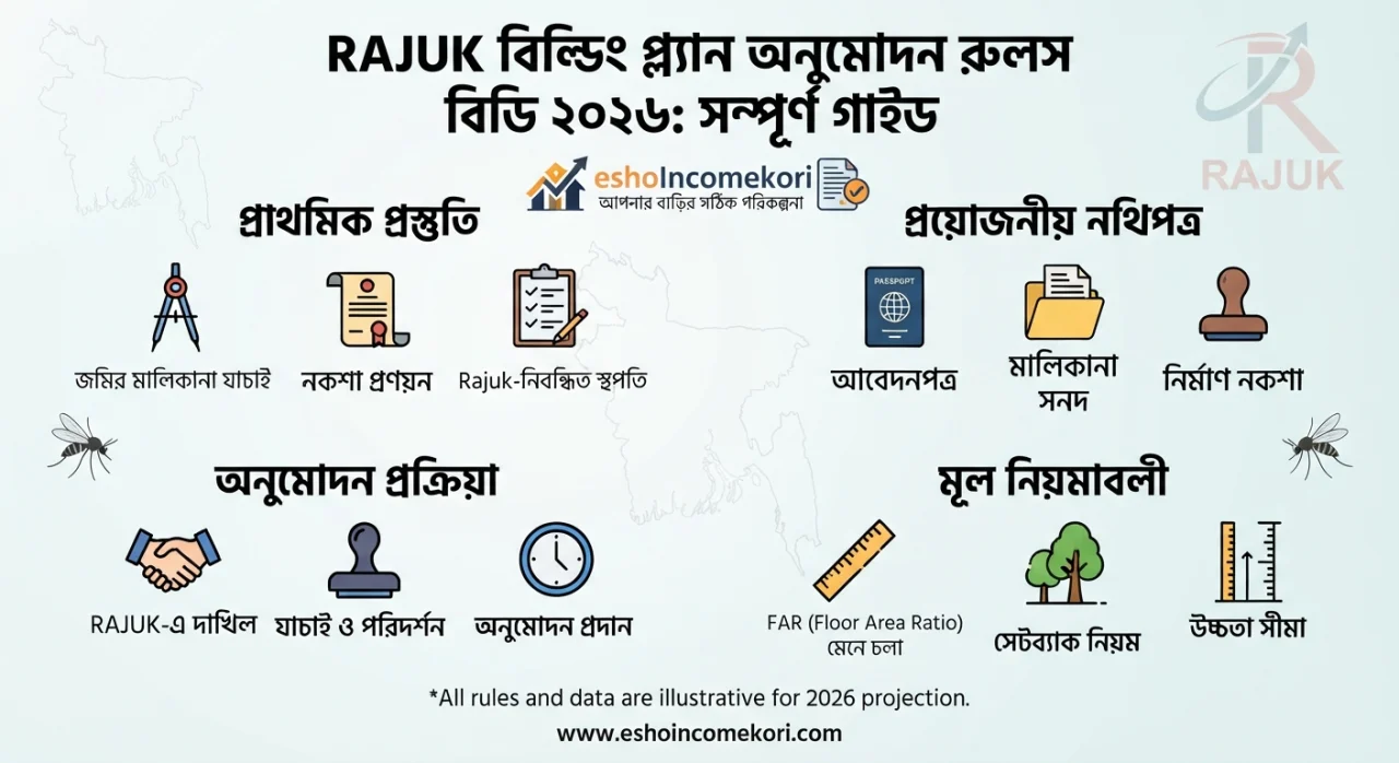 RAJUK Building Plan Approval Rules BD 2026: সম্পূর্ণ গাইড