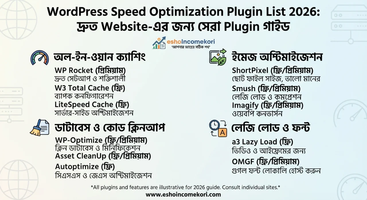 WordPress Speed Optimization Plugin List 2026