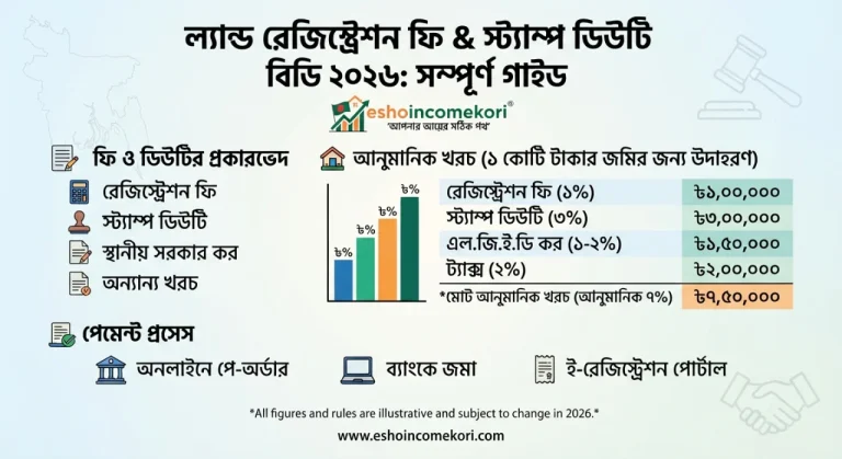 Land Registration Fee & Stamp Duty BD 2026: সম্পূর্ণ গাইড
