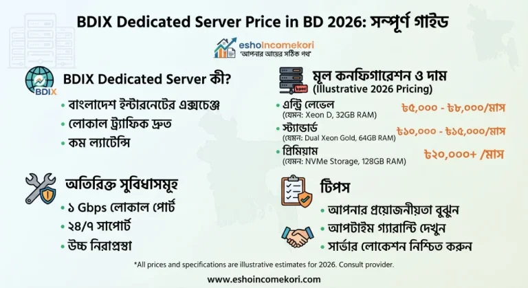BDIX Dedicated Server Price in BD 2026: সম্পূর্ণ গাইড