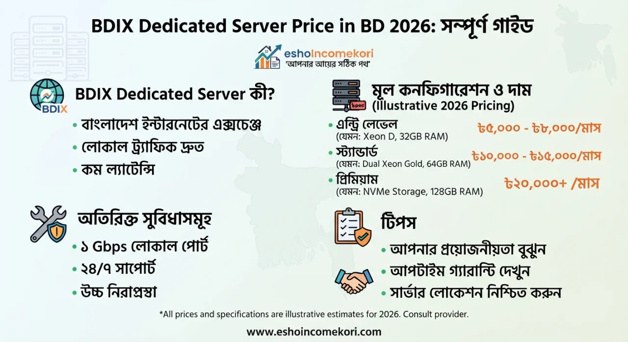 BDIX Dedicated Server Price in BD 2026: সম্পূর্ণ গাইড