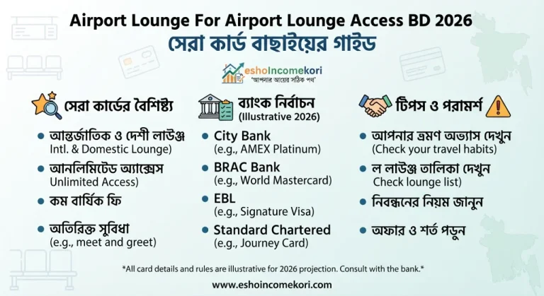 Best Credit Card for Airport Lounge Access BD 2026: সেরা কার্ড বাছাইয়ের গাইড