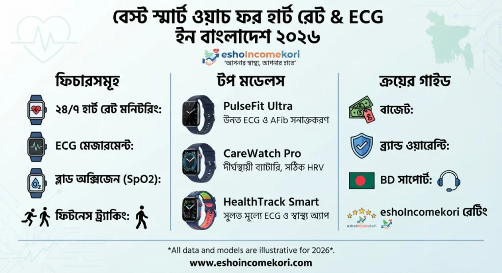 Best Smart Watch for Heart Rate & ECG in Bangladesh 2026