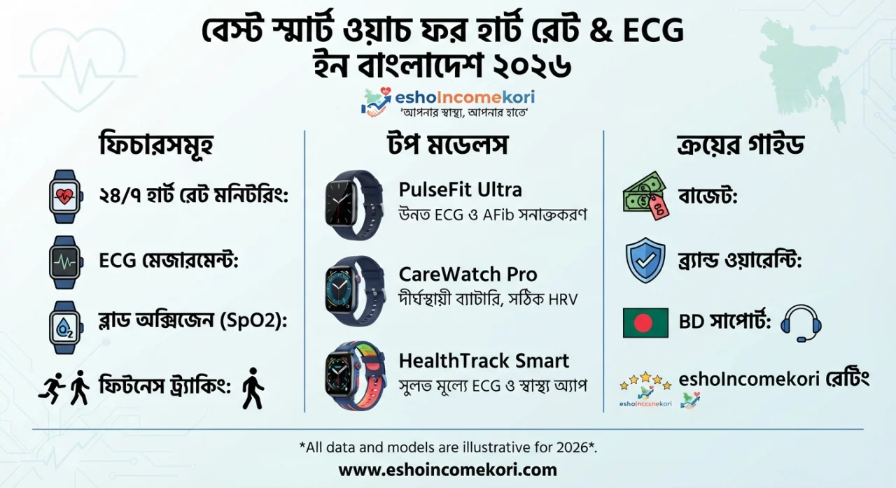 Best Smart Watch for Heart Rate & ECG in Bangladesh 2026