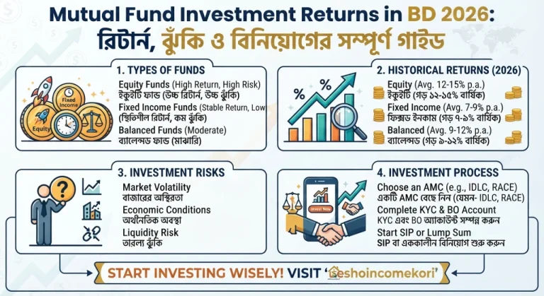 Mutual Fund Investment Returns in BD 2026: রিটার্ন, ঝুঁকি ও বিনিয়োগের সম্পূর্ণ গাইড