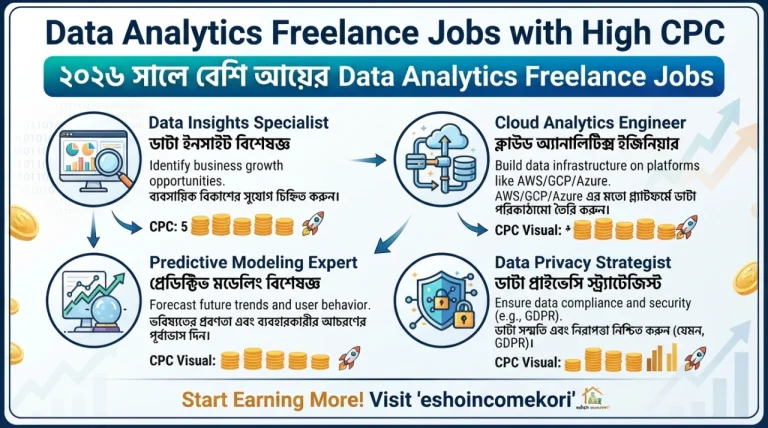 Data Analytics Freelance Jobs with High CPC: ২০২৬ সালে বেশি আয়ের Data Analytics Freelance Job
