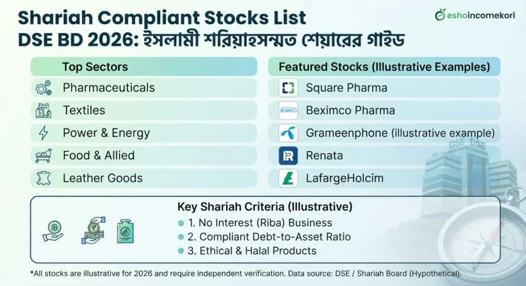 Shariah Compliant Stocks List DSE BD 2026: ইসলামী শরিয়াহসম্মত শেয়ারের গাইড