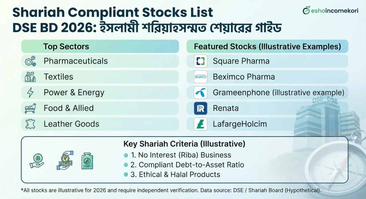 Shariah Compliant Stocks List DSE BD 2026: ইসলামী শরিয়াহসম্মত শেয়ারের গাইড