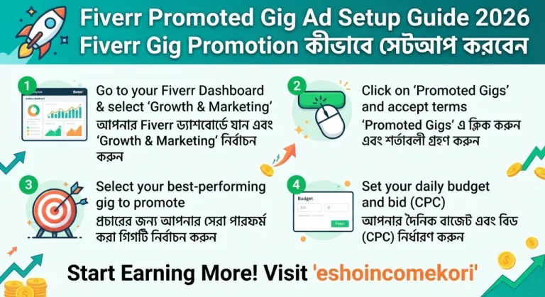  Fiverr Promoted Gig Ad Setup Guide 2026: Fiverr Gig Promotion কীভাবে সেটআপ করবেন