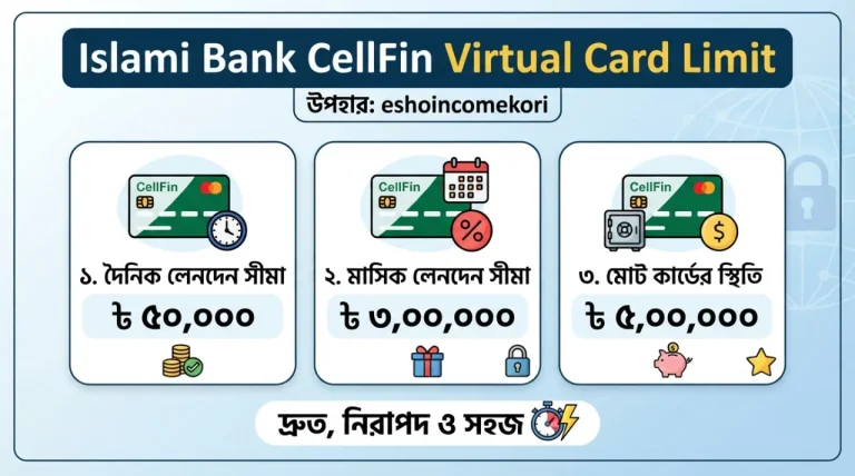 Islami Bank CellFin Virtual Card Limit