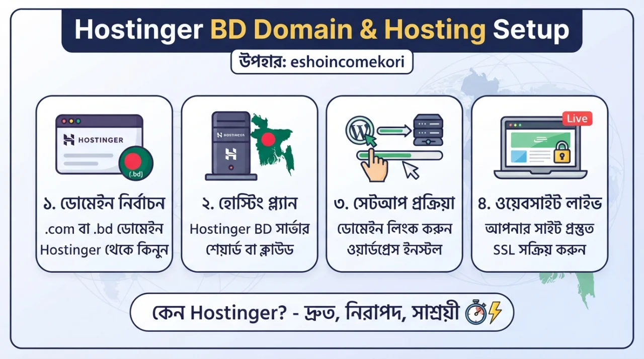 Hostinger BD Domain & Hosting Setup