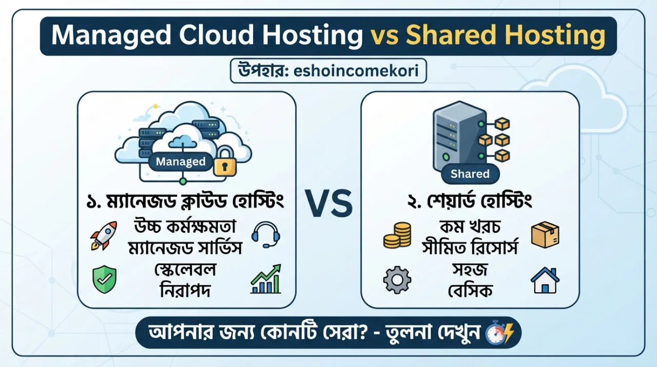 Managed Cloud Hosting vs Shared Hosting
