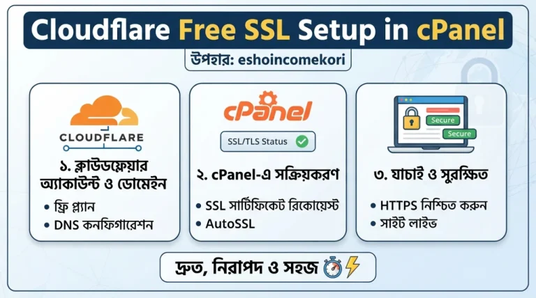 Cloudflare Free SSL Setup in cPanel