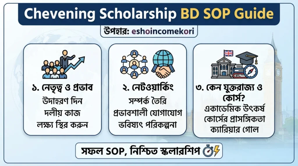 Chevening Scholarship BD SOP Guide