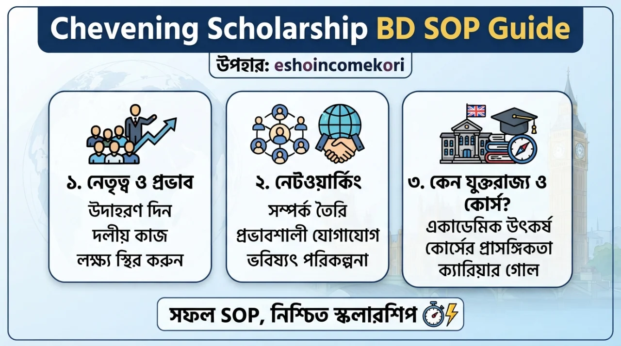 Chevening Scholarship BD SOP Guide
