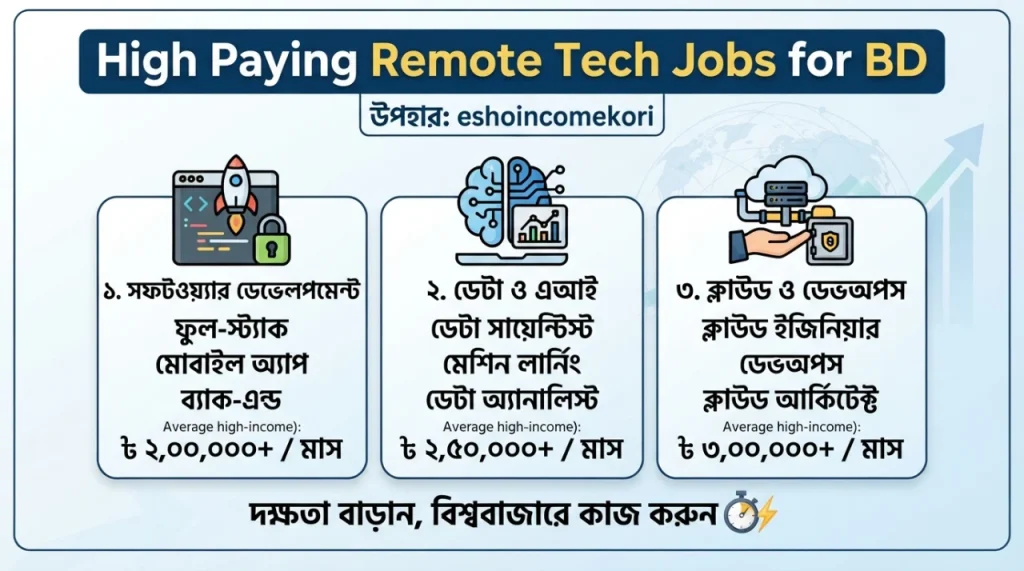 High Paying Remote Tech Jobs for BD