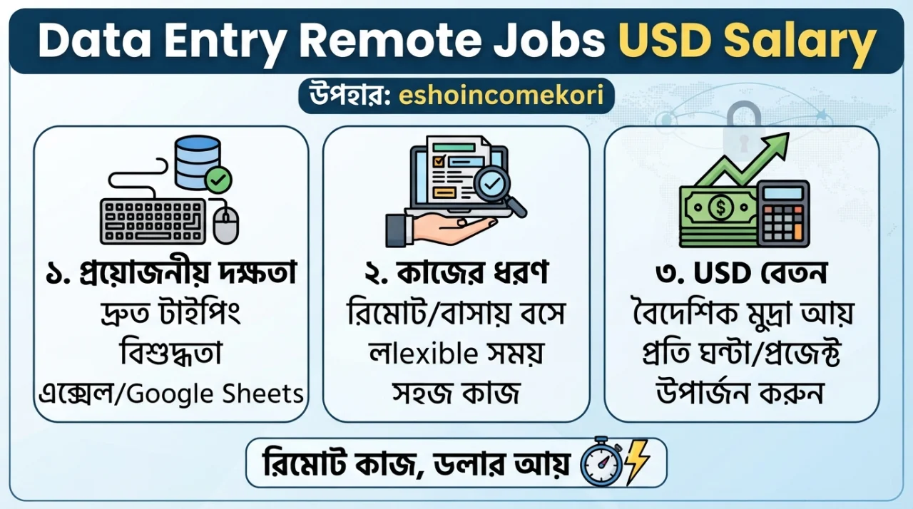Data Entry Remote Jobs USD Salary