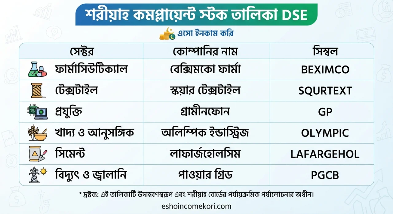 Shariah Compliant Stocks List DSE