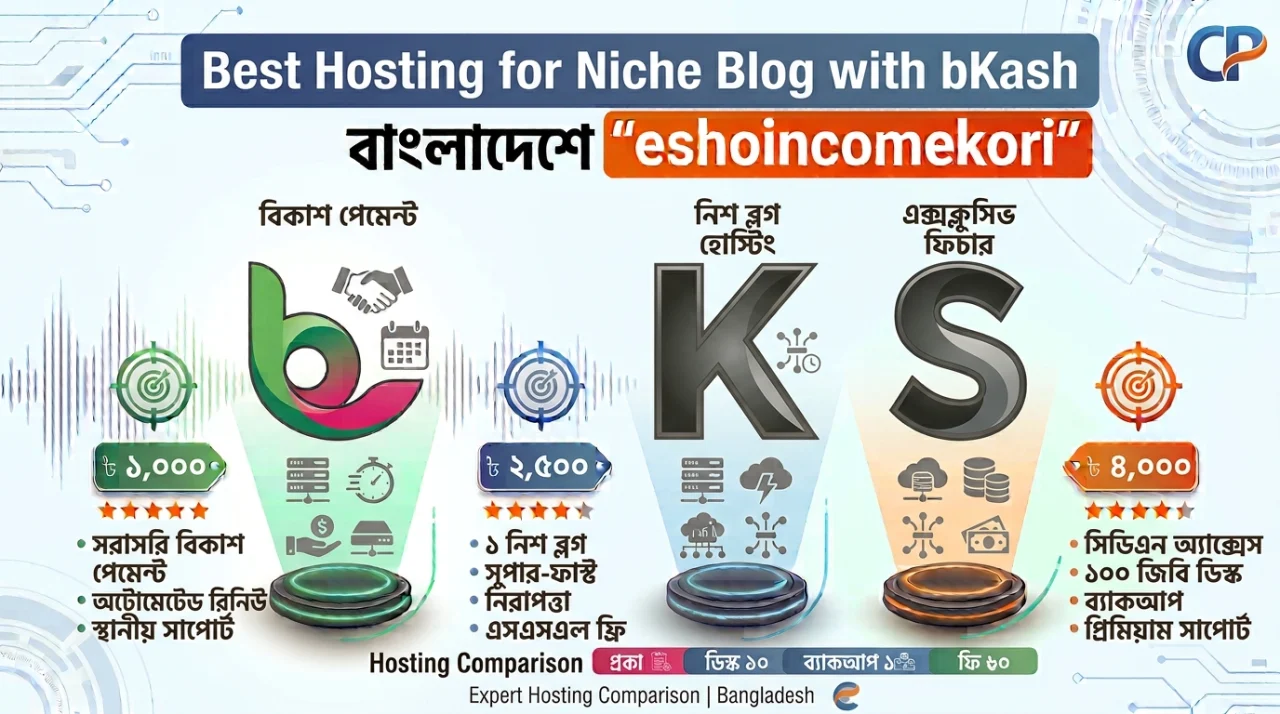  Best Hosting for Niche Blog with bKash