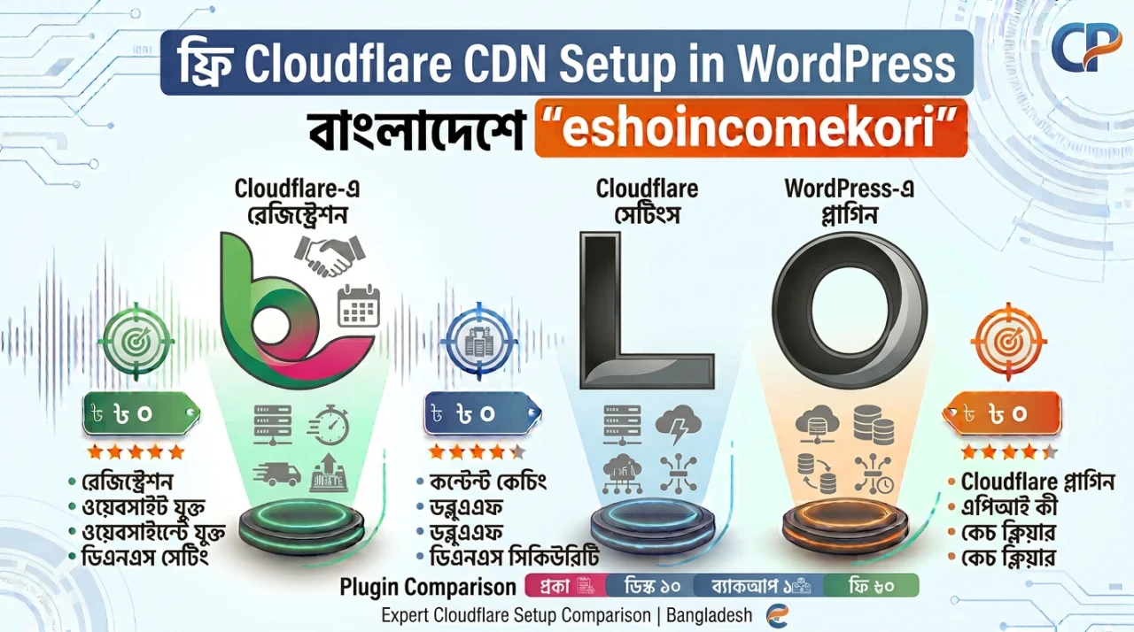  Free Cloudflare CDN Setup in WordPress