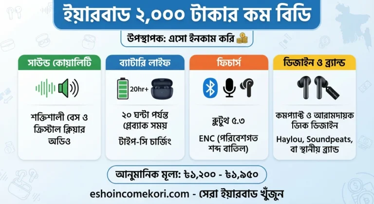  Best Earbuds Under 2k in Bangladesh