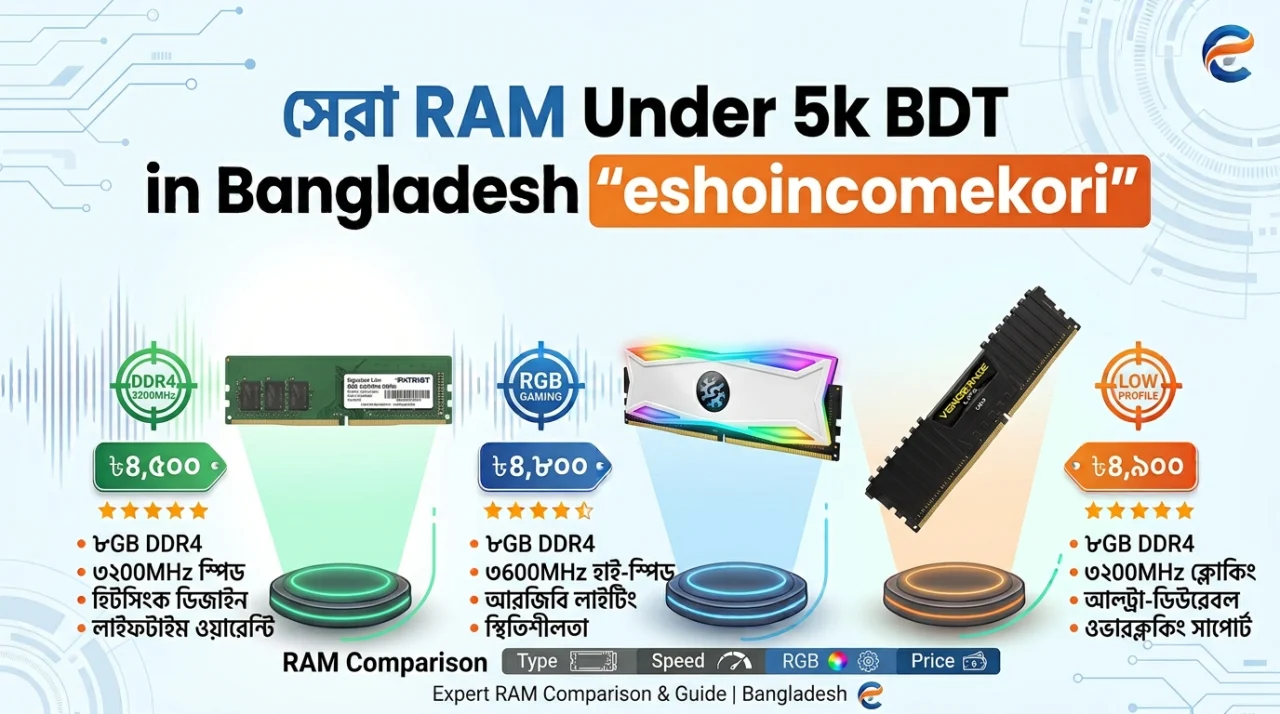 Best RAM Under 5k in Bangladesh