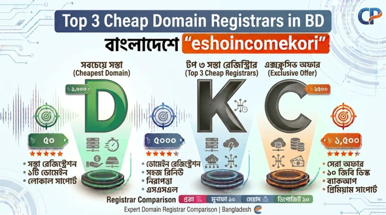 Top 3 Cheap Domain Registrars in BD