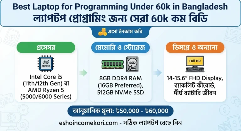 Best Laptop for Programming Under 60k in Bangladesh