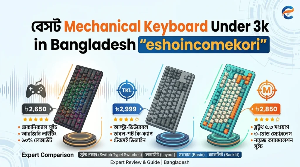 Best Mechanical Keyboard Under 3k in Bangladesh