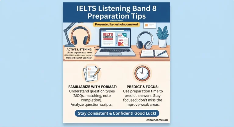 IELTS Listening Band 8 Preparation Tips