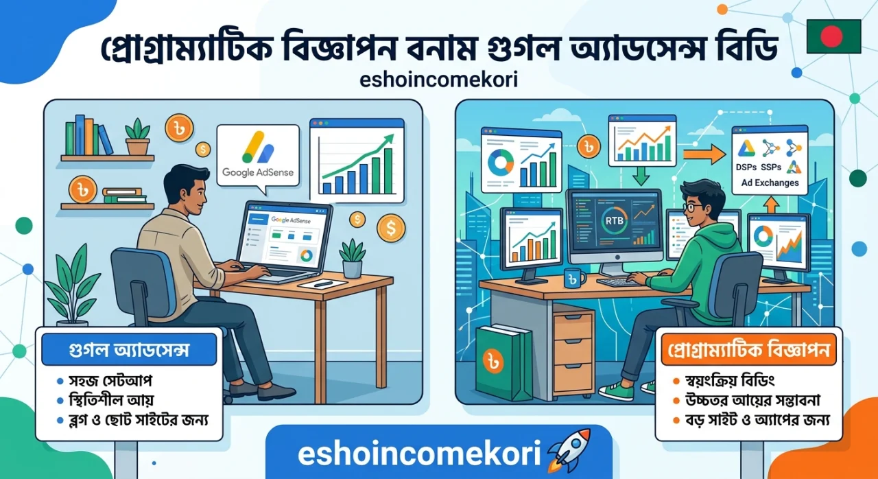 Programmatic Ads vs Google AdSense BD