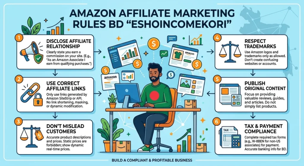 Amazon Affiliate Marketing Rules BD