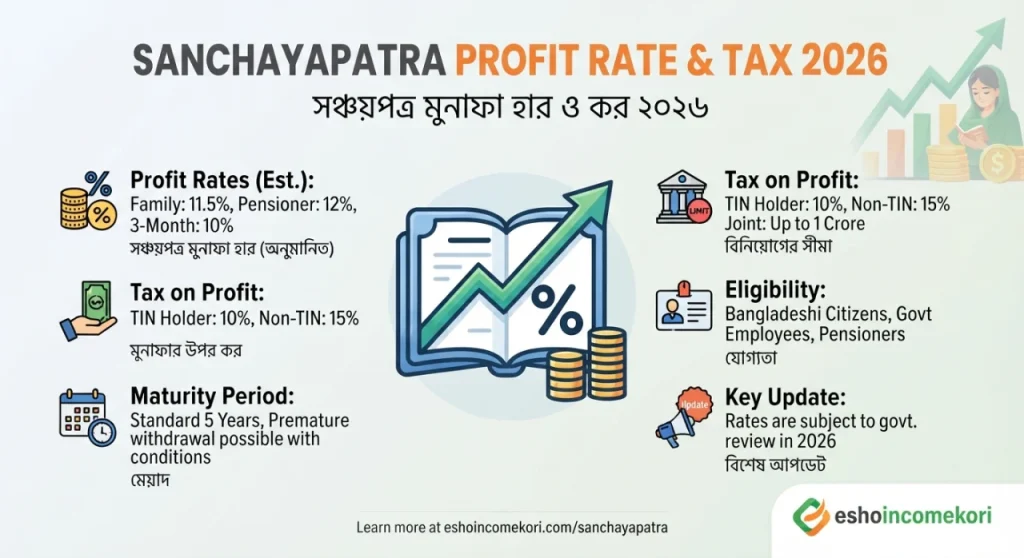 Sanchayapatra Profit Rate & Tax 2026