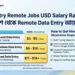 Data Entry Remote Jobs USD Salary Rate 2026 – বাংলাদেশ থেকে Remote Data Entry আয়ের গাইড
