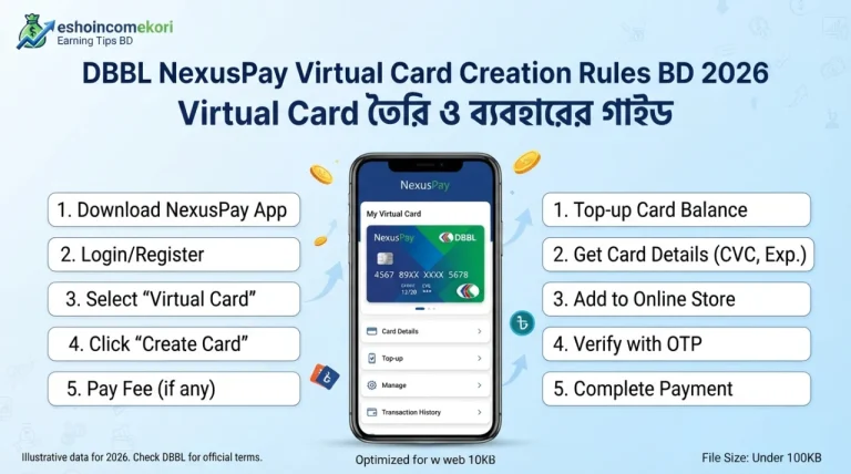DBBL NexusPay Virtual Card Creation Rules BD 2026 – Virtual Card তৈরি ও ব্যবহারের গাইড