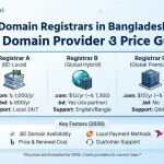 Top 3 Domain Registrars in Bangladesh 2026 – সেরা Domain Provider ও Price Guide