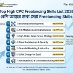 Top High CPC Freelancing Skills List 2026 – বেশি আয়ের জন্য সেরা Freelancing Skills