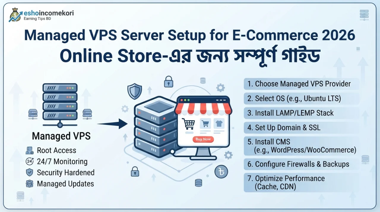 Managed VPS Server Setup for E-Commerce 2026 – Online Store-এর জন্য সম্পূর্ণ গাইড