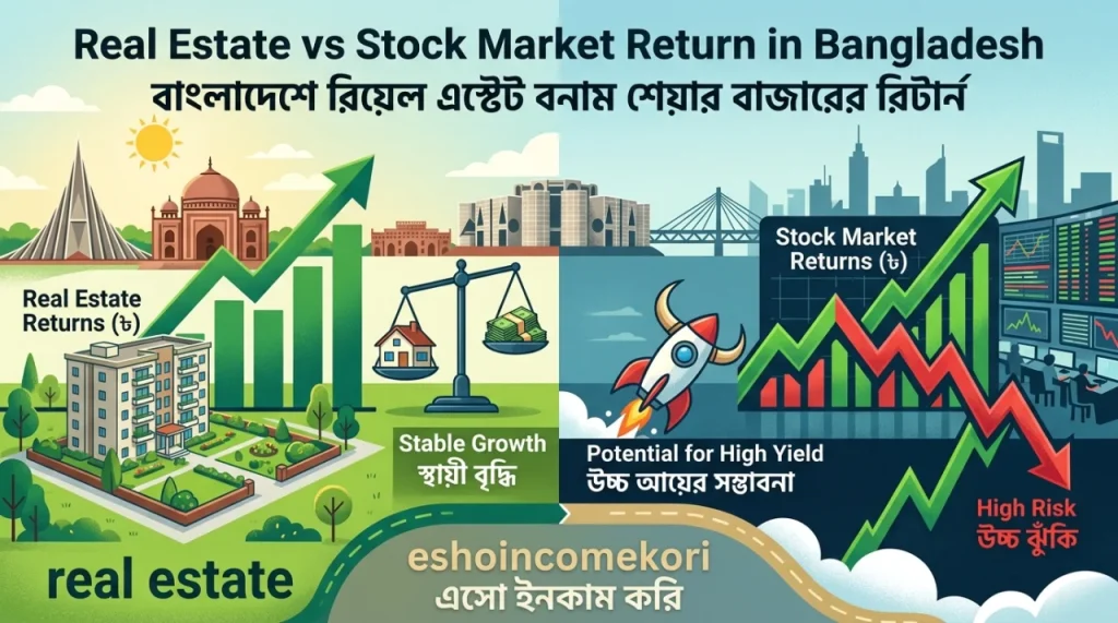 Real Estate vs Stock Market Return in Bangladesh