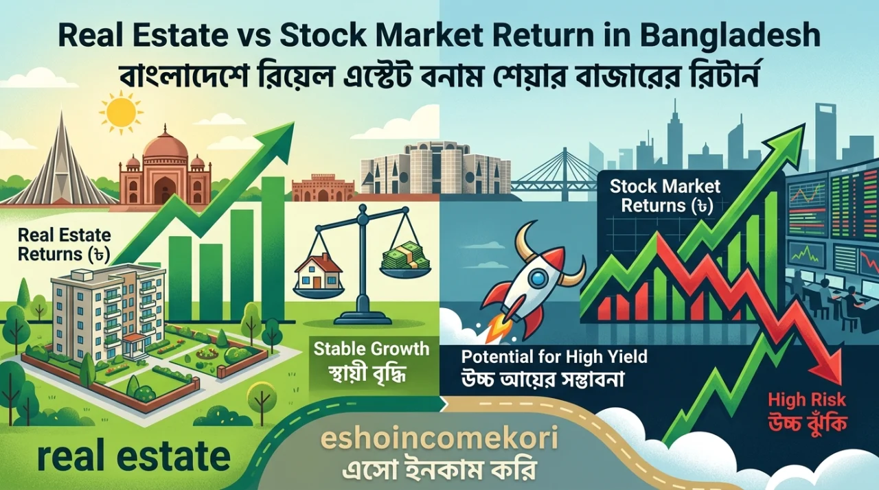 Real Estate vs Stock Market Return in Bangladesh