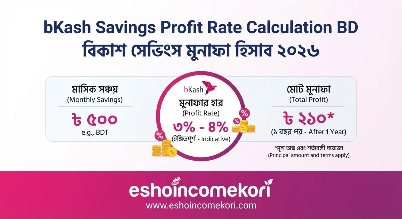 bKash Savings Profit Rate Calculation BD – বিকাশ সেভিংস মুনাফা হিসাব ২০২৬