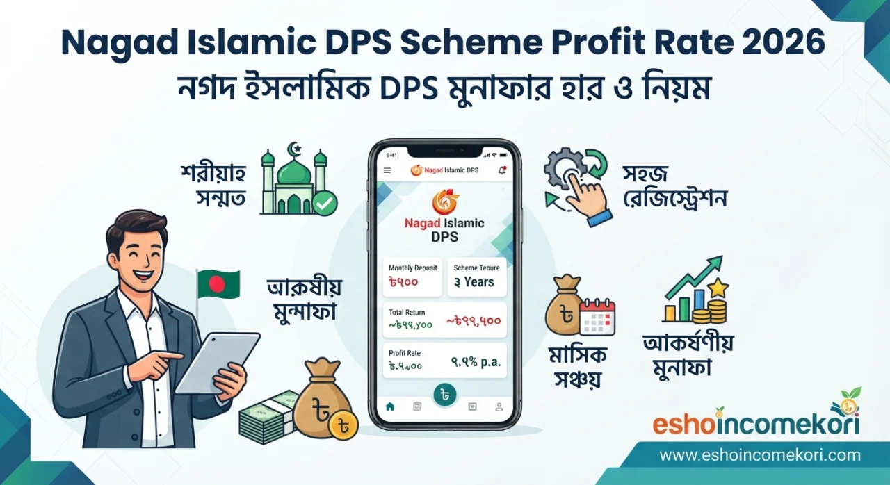 Nagad Islamic DPS Scheme Profit Rate 2026 – নগদ ইসলামিক DPS মুনাফার হার ও নিয়ম