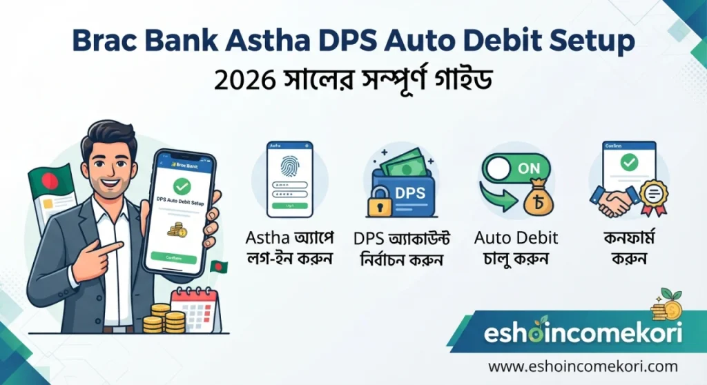 Brac Bank Astha DPS Auto Debit Setup: 2026 সালের সম্পূর্ণ গাইড
