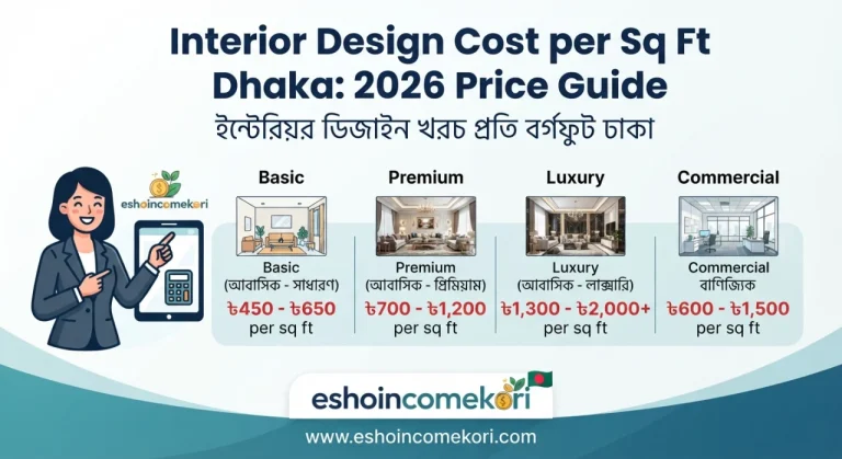 Interior Design Cost per Sq Ft Dhaka: 2026 Price Guide