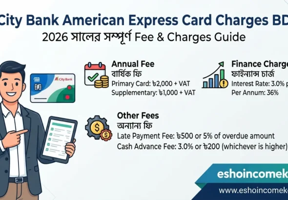 City Bank American Express Card Charges BD: 2026 সালের সম্পূর্ণ Fee & Charges Guide