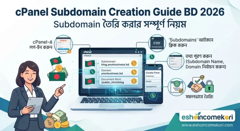 cPanel Subdomain Creation Guide BD 2026 – Subdomain তৈরি করার সম্পূর্ণ নিয়ম