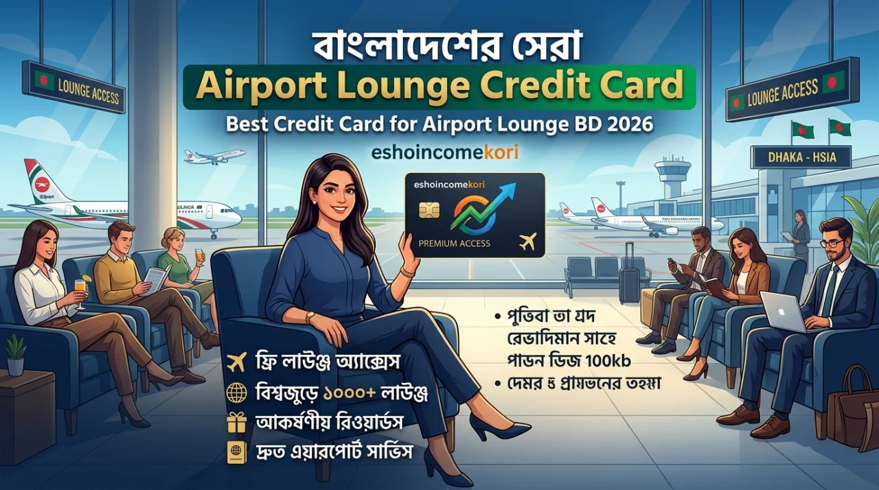 Best Credit Card for Airport Lounge BD 2026 – বাংলাদেশের সেরা Airport Lounge Credit Card