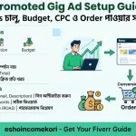 Fiverr Promoted Gig Ad Setup Guide 2026 – Fiverr Ads চালু, Budget, CPC ও Order পাওয়ার সম্পূর্ণ গাইড
